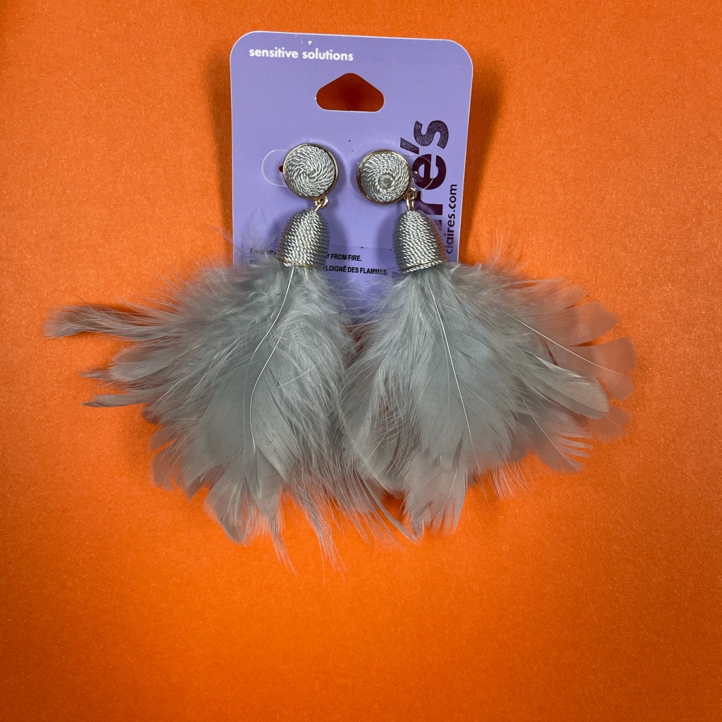 Claires Sensitive Solutions Feathered Style Earrings 3 For 20 13$